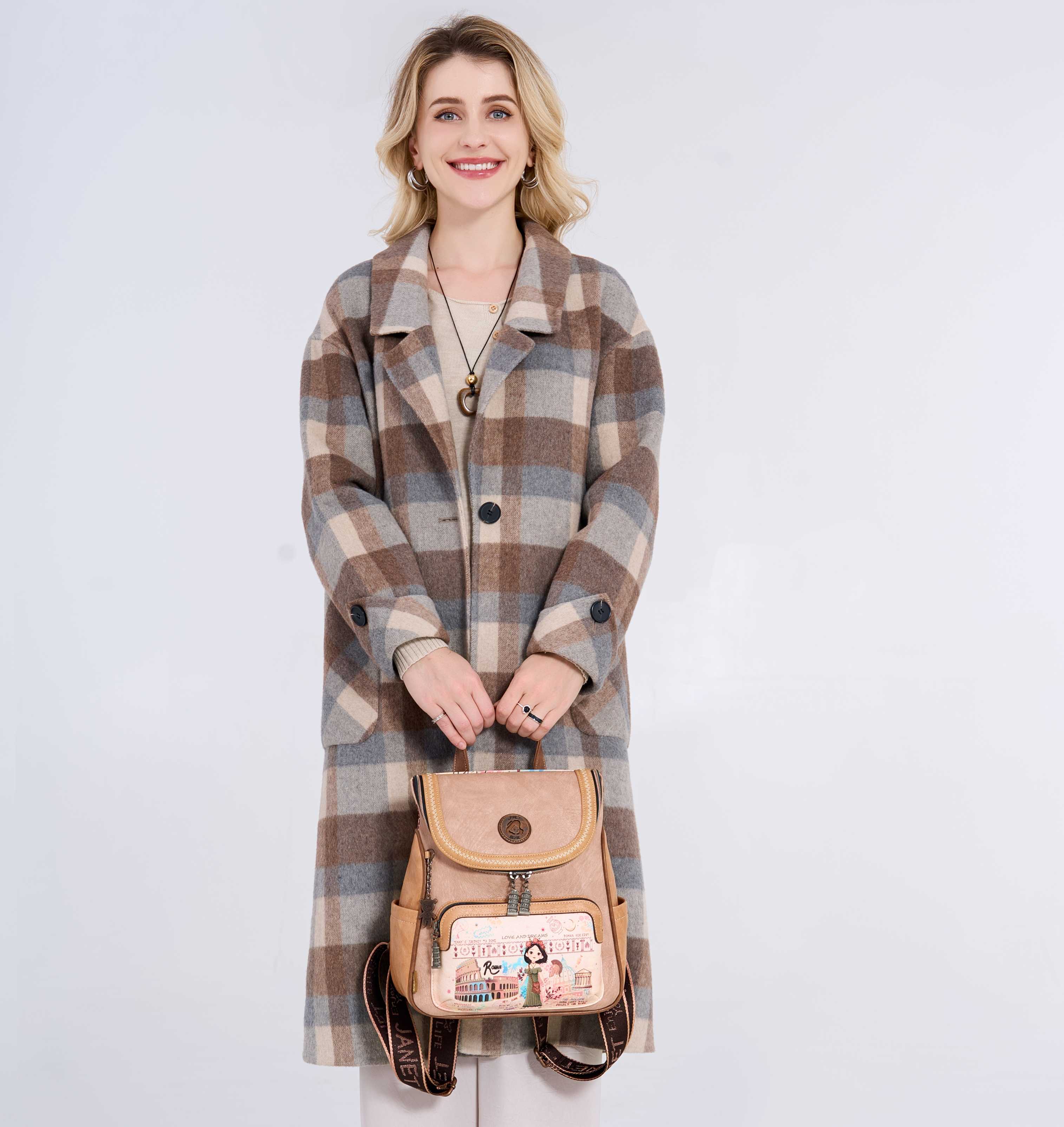 Janet Denese praktický dámsky batoh Tour Of Rome J-058A