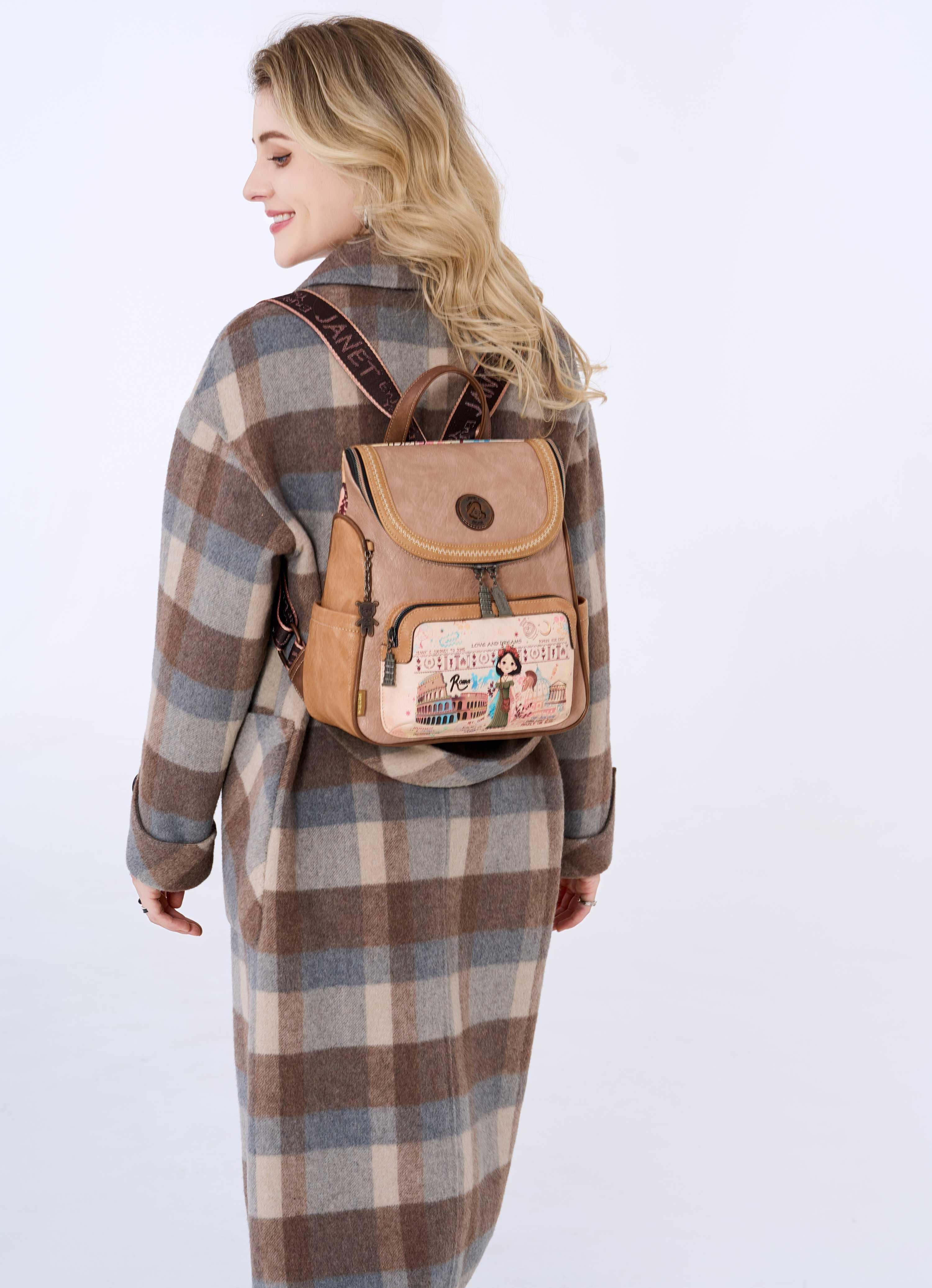 Janet Denese praktický dámsky batoh Tour Of Rome J-058A