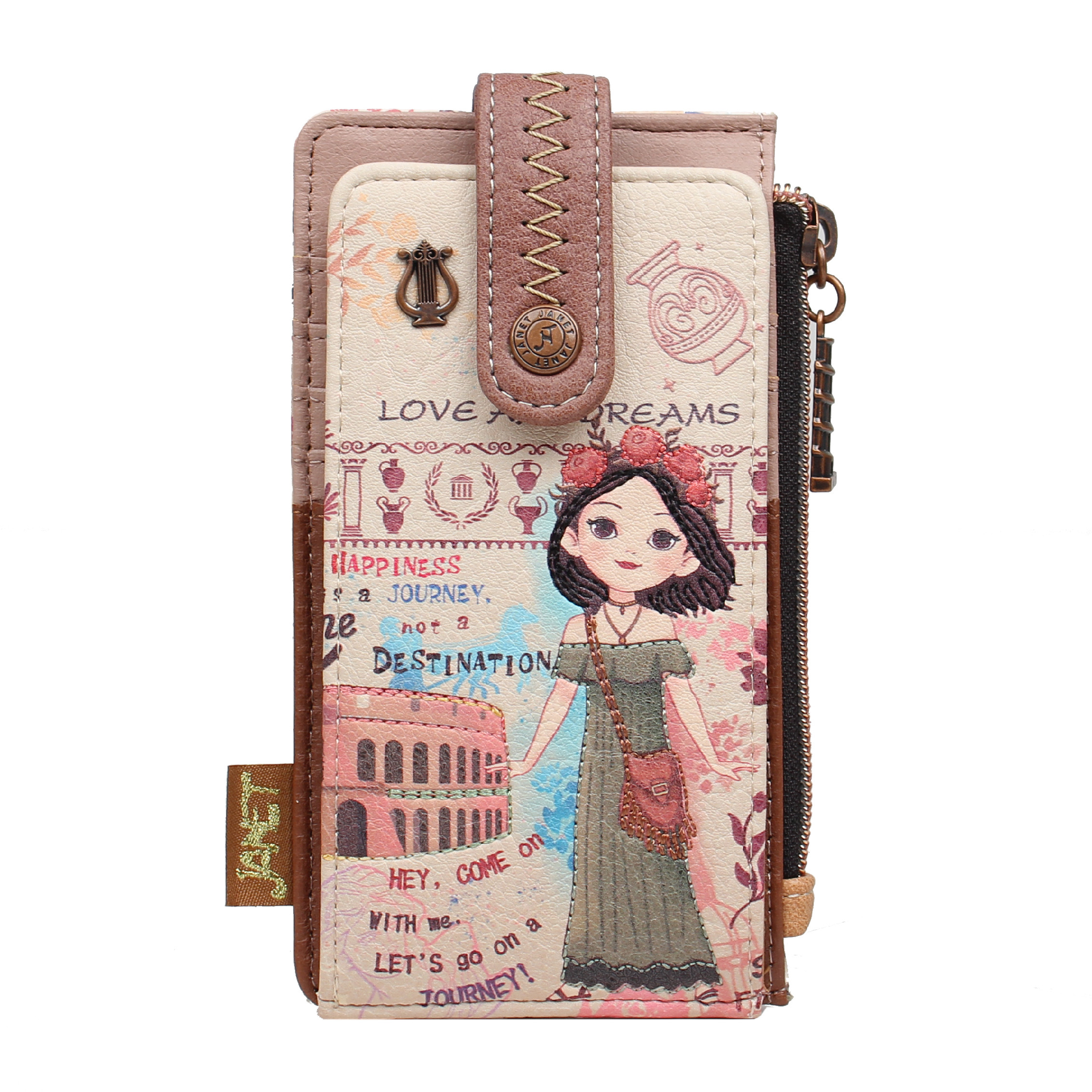 Janet Denese puzdro na karty Tour Of Rome JW-007C