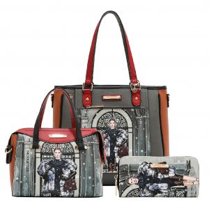 NICOLE LEE set kabeliek a peňaženky Moda Snowflake SET17465