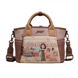 Janet Denese kabelka do ruky s dlhým popruhom Tour Of Rome J-118